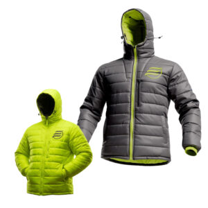 Reversible Puffer jacket (Grey/Neon)