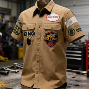 PRE-ORDER 10 Year Anniversary Mechanic Shirt (Tan)