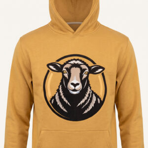BIG FACE HOODIE (Tan)